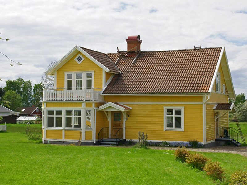 Byte av Trapaneler Tak pa Villa. Ronninge Salem