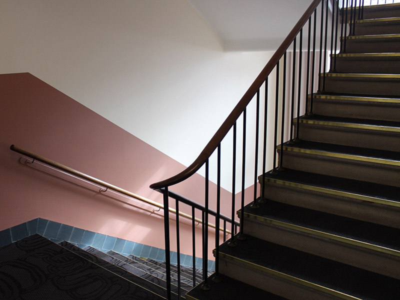 Trapphusmalning ny takterrass till BRF Botkyrka Eriksberg